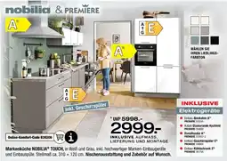 Ostermann Nobilia markenküche nobilia touch Angebot