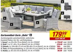 toom Baumarkt Gartenmöbel-serie „delia“ Angebot