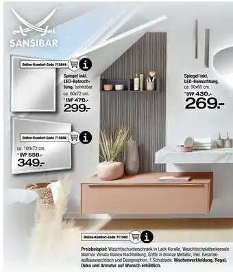 Ostermann Sansibar badmöbelsystem baltrum Angebot