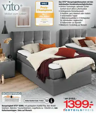 Ostermann Vito boxspringbettensystem Angebot
