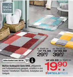 Ostermann Kleine wolke marken badteppich-serie edge Angebot