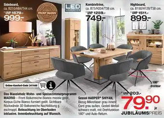 Ostermann Das massivholz wohn- und speisezimmerprogramm madrid Angebot