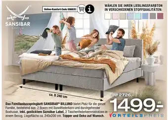 Ostermann Sansibar living familienboxspringbett billund Angebot