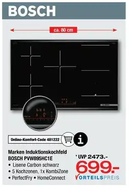 Ostermann Bosch marken induktionskochfeld pvw895hc1e Angebot
