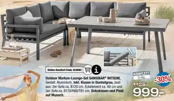 Ostermann Sansibar outdoor marken-lounge-set witsum Angebot