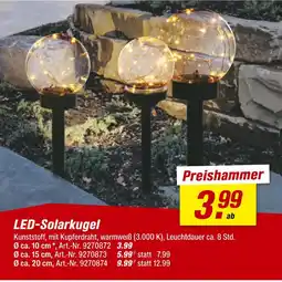toom Baumarkt Led-solarkugel Angebot
