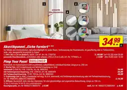 toom Baumarkt Akustikpaneel „eiche furniert“ Angebot