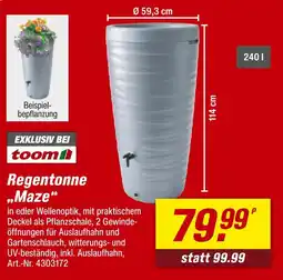 toom Baumarkt Toom regentonne „maze“ Angebot
