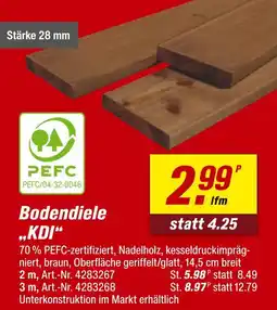 toom Baumarkt Bodendiele „kdi“ Angebot