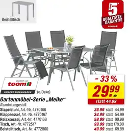 toom Baumarkt Gartenmöbel-serie „meike“ Angebot