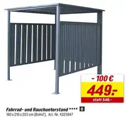 toom Baumarkt Fahrrad- und rauchunterstand Angebot