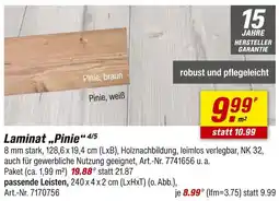 toom Baumarkt Laminat „pinie“ Angebot