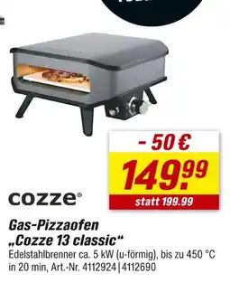 toom Baumarkt Cozze gas-pizzaofen „cozze 13 classic“ Angebot