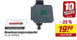 toom Baumarkt Toom bewässerungscomputer Angebot