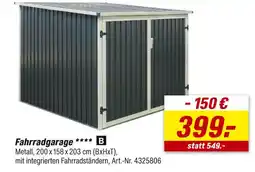 toom Baumarkt Fahrradgarage Angebot