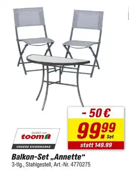 toom Baumarkt Toom balkon-set „annette“ Angebot