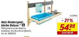 toom Baumarkt Holz kinderspielküche deluxe Angebot