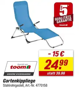 toom Baumarkt Gartenkippliege Angebot