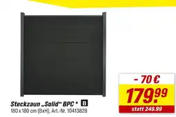 toom Baumarkt Steckzaun „solid“ bpc Angebot