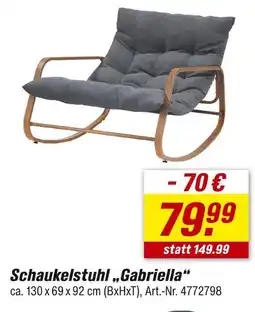 toom Baumarkt Schaukelstuhl „gabriella“ Angebot