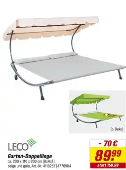 toom Baumarkt Leco garten-doppelliege Angebot