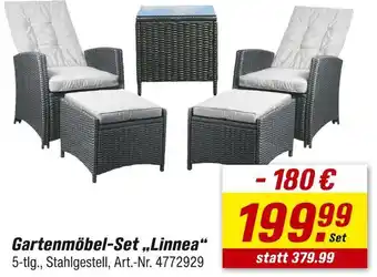 toom Baumarkt Gartenmöbel-set „linnea“ Angebot