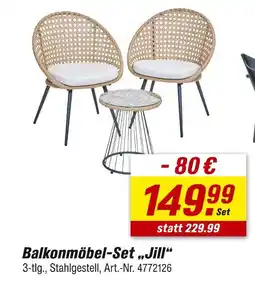 toom Baumarkt Balkonmöbel-set „jill“ Angebot
