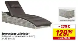 toom Baumarkt Sonnenliege michelle Angebot