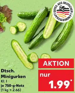 Kaufland Dtsch. Minigurken Angebot