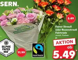 Kaufland Fairer Strauß oder Rosenstrauß Fairtrade Angebot