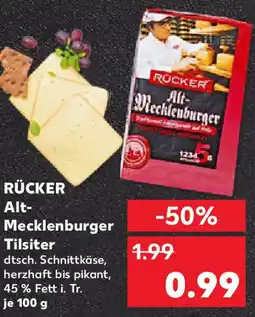 Kaufland RÜCKER Alt Mecklenburger Tilsiter Angebot