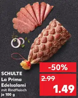 Kaufland SCHULTE La Prima Edelsalami Angebot