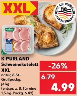 Kaufland K-PURLAND Schweinekotelett XXL Angebot