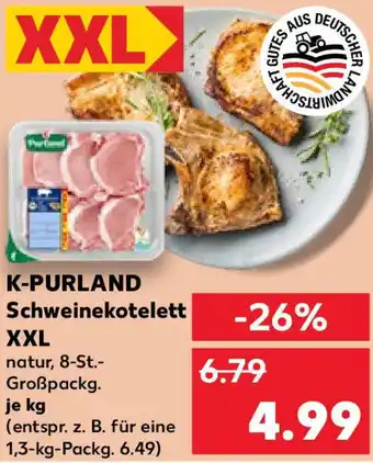 Kaufland K-PURLAND Schweinekotelett XXL Angebot