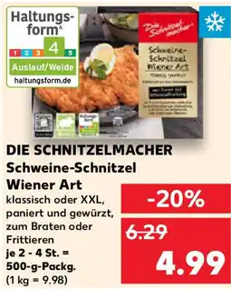 Kaufland DIE SCHNITZELMACHER Schweine-Schnitzel Wiener Art Angebot