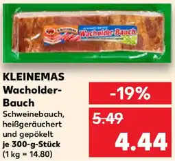 Kaufland KLEINEMAS Wacholder Bauch Angebot