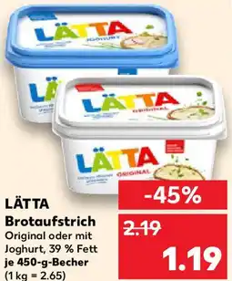 Kaufland LÄTTA Brotaufstrich Angebot