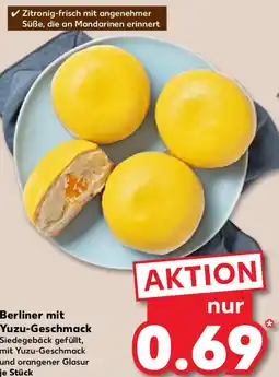 Kaufland Berliner mit Yuzu-Geschmack Angebot