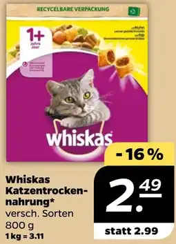 NETTO Whiskas Katzentrockennahrung Angebot