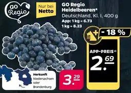 NETTO GO Regio Heidelbeeren Angebot
