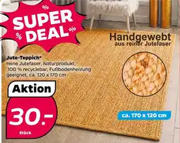 NETTO Jute-Teppich Angebot