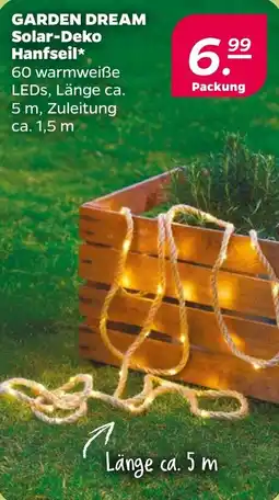 NETTO GARDEN DREAM Solar-Deko Hanfseil Angebot
