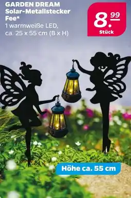 NETTO GARDEN DREAM Solar-Metallstecke Fee Angebot