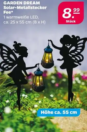 NETTO GARDEN DREAM Solar-Metallstecke Fee Angebot