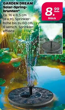 NETTO GARDEN DREAM Solar-Springbrunnen Angebot