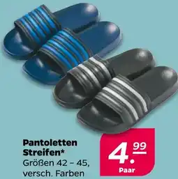 NETTO Pantoletten Streifen Angebot