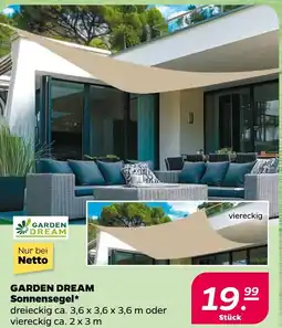 NETTO GARDEN DREAM Sonnensegel Angebot