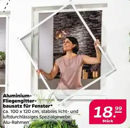 NETTO Aluminium Fliegengitterbausatz für Fenster Angebot