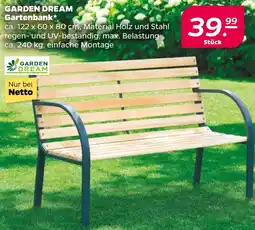 NETTO GARDEN DREAM Gartenbank Angebot