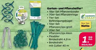 NETTO GARDEN DREAM Garten- und Pflanzhelfer Angebot